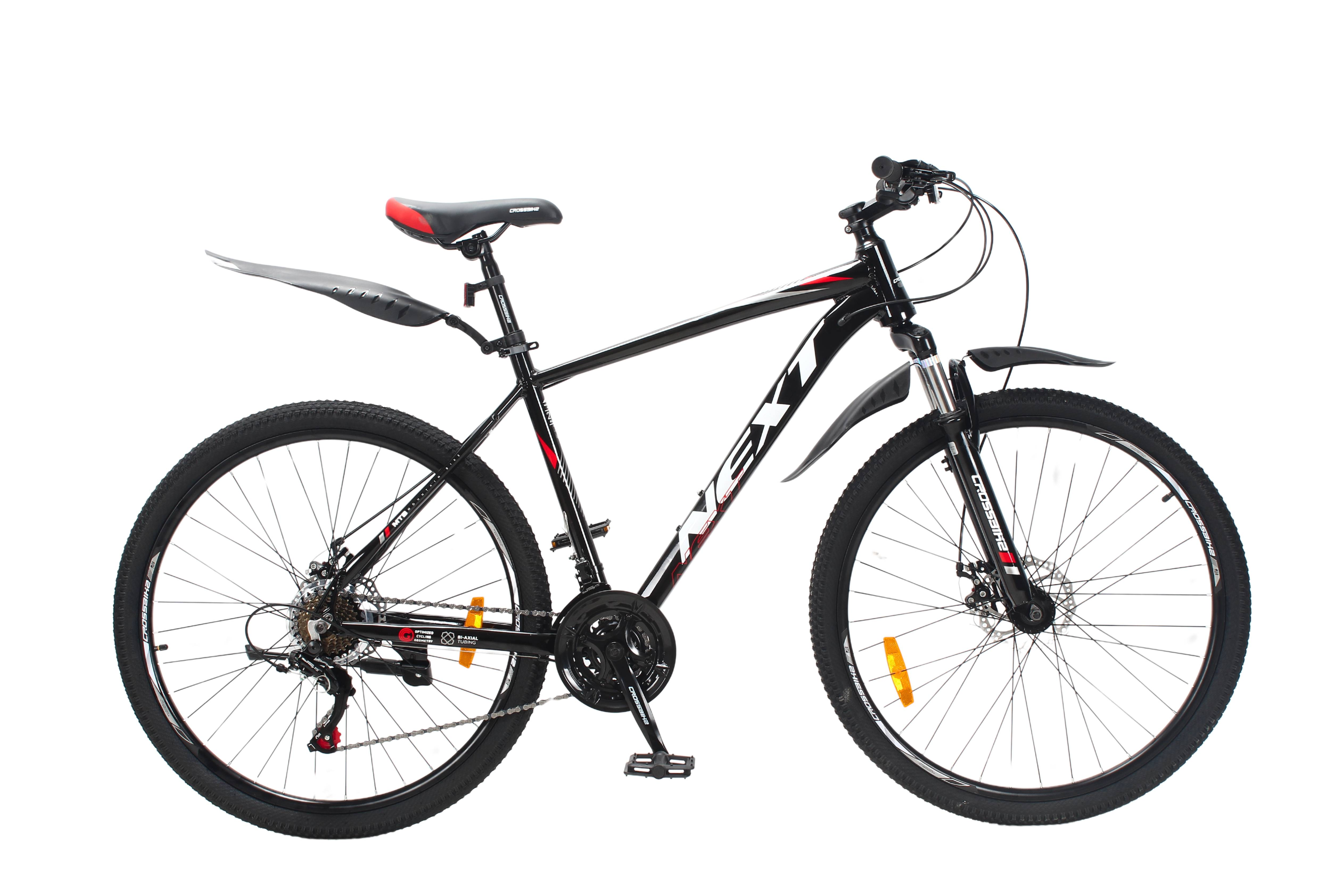 Велосипед Crossbike Next 2025 27,5" 19" Черно-красный