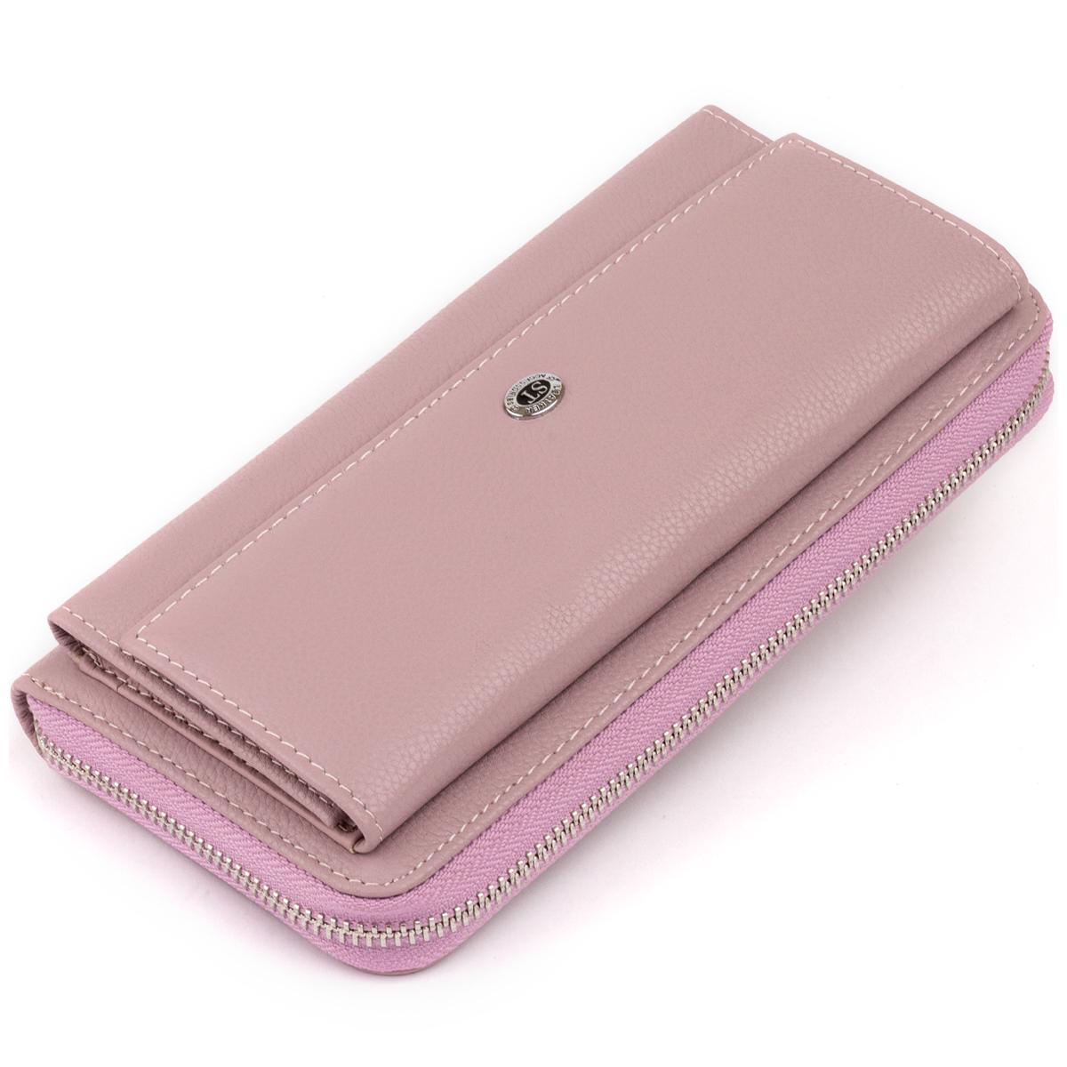 Кошелек женский ST Leather 19295 кожа Лиловый (47233)