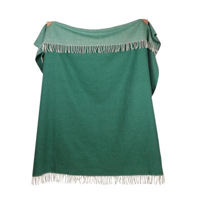 Плед бовария дабл 140х200 см Бело-Зеленый - фото 3