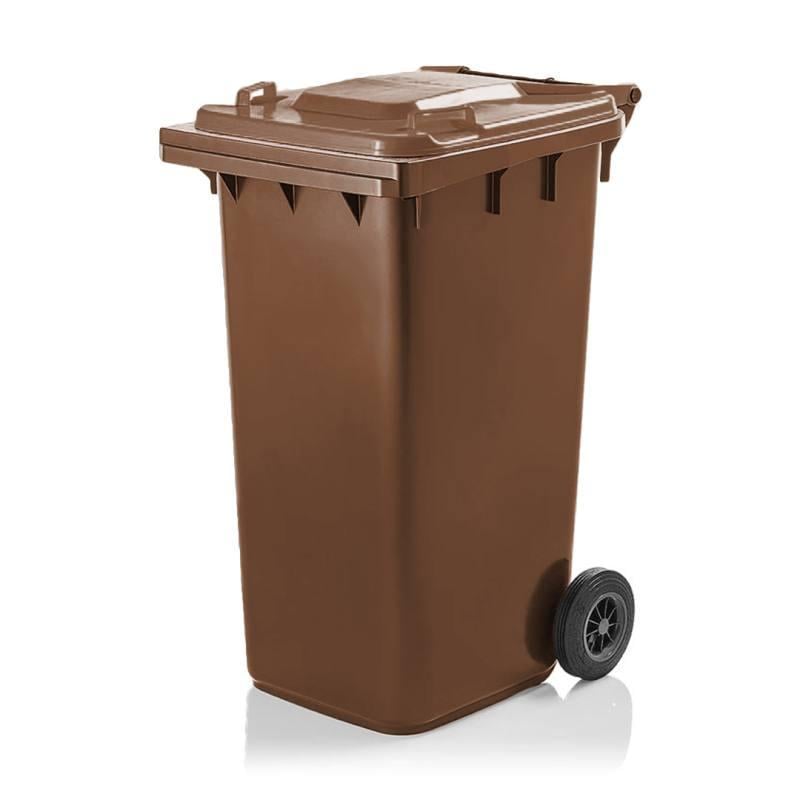 Контейнер для твердих побутових відходів W-weber 240 л Коричневий