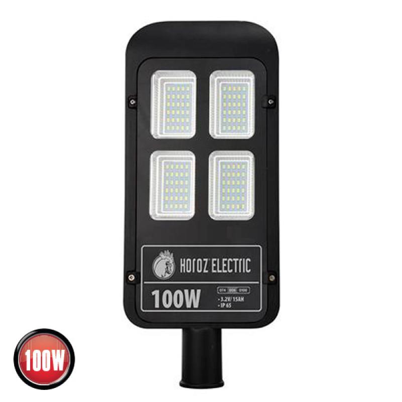 Светильник консольный с солнечной панелью Horoz Electric LED LAGUNA-100 100W - фото 3