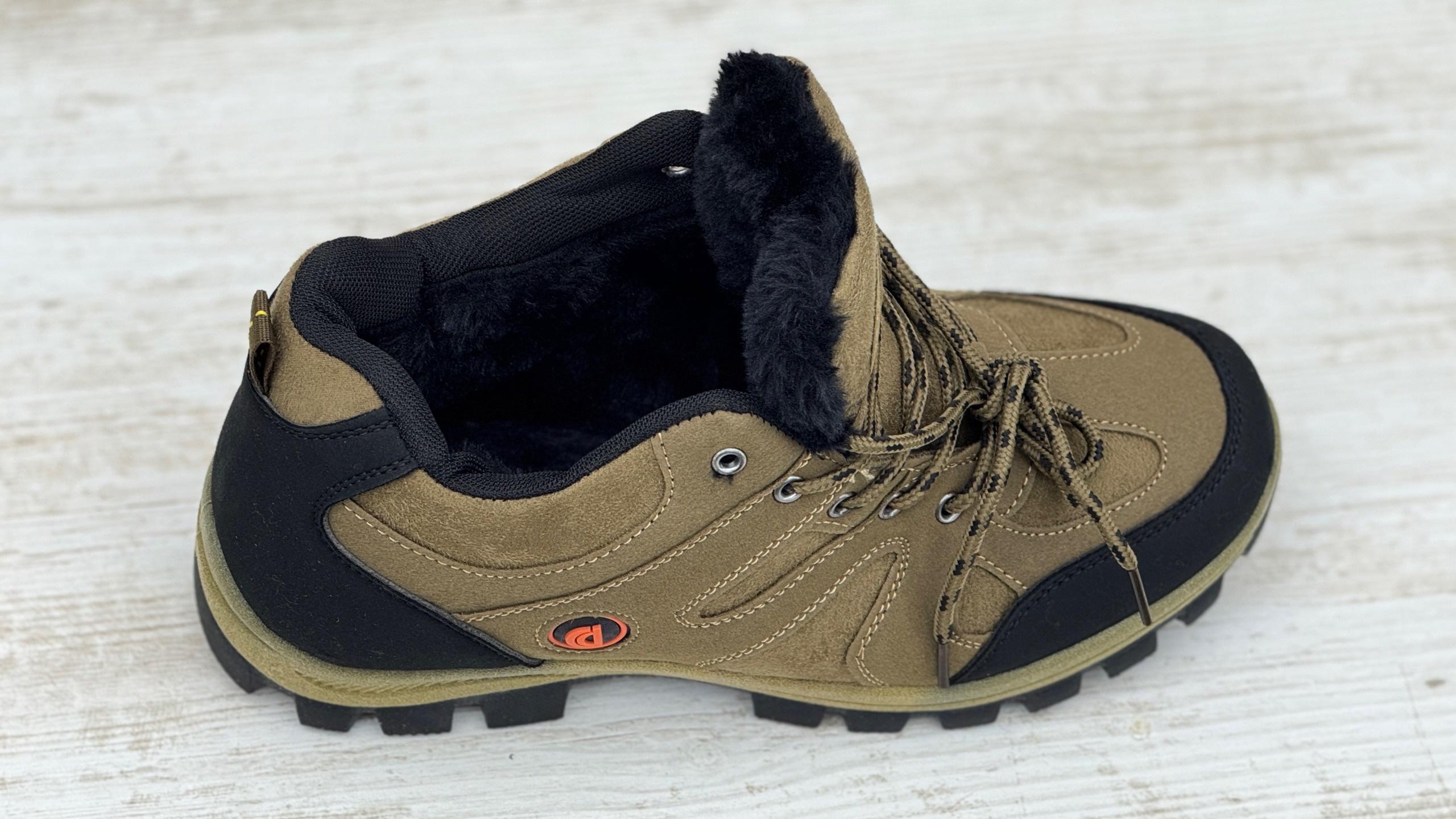 Кросівки чоловічі зимові 3504 на шнурках р. 44 Коричневий - фото 6 Кросівки чоловічі зимові 3504 на шнурках р. 44 Коричневий - фото 6