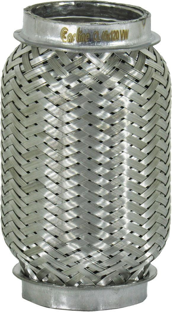Гофра глушителя Carline Interlock 3-х шаровая короткий фланец 45х120 мм (CL 45x120 VW)