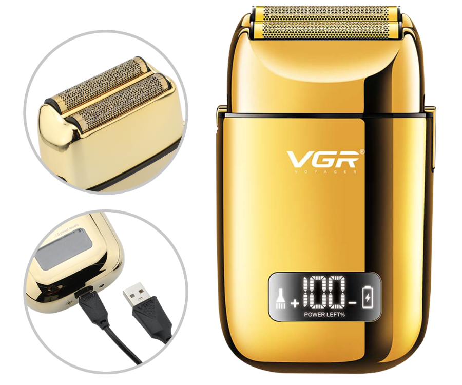 Электробритва шейвер VGR V-338 Gold (28870116) - фото 2