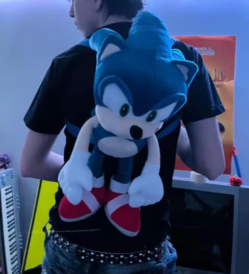 М'яка іграшка рюкзак їжак Сонік - фото 7