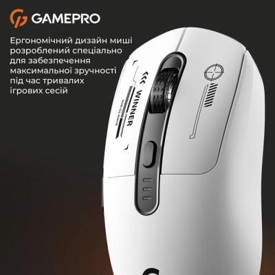 Комп'ютерна мишка GamePro Genesis Winner Bluetooth/USB White (GM079W) - фото 5 Комп'ютерна мишка GamePro Genesis Winner Bluetooth/USB White (GM079W) - фото 5