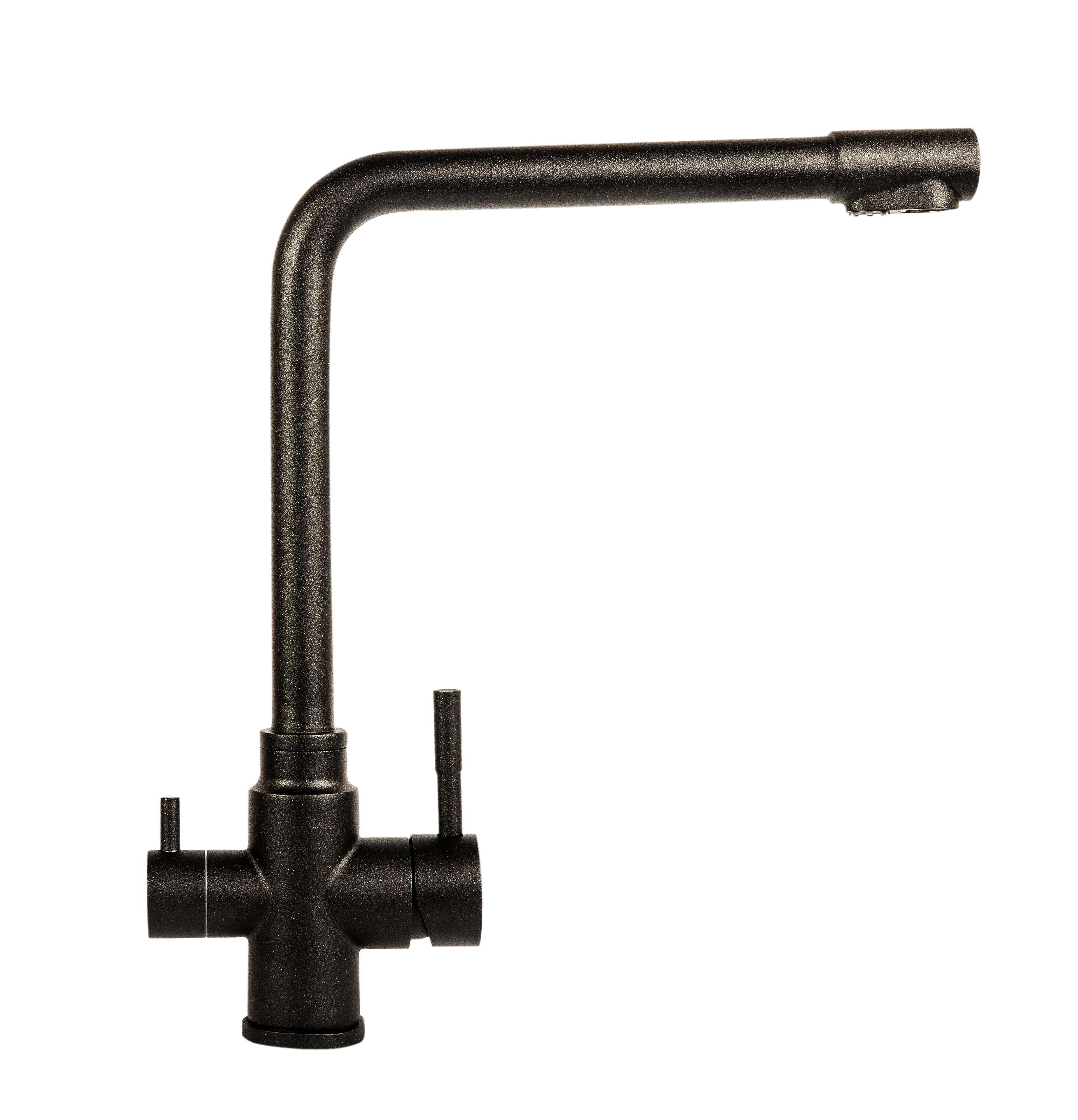 Смеситель AQUAMILL RIO с подключением фильтрованной воды Черный - фото 2