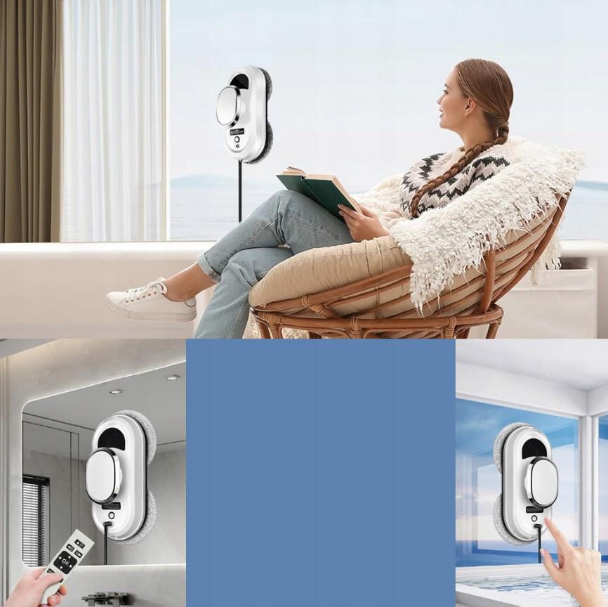 Робот-мойщик окон Glass Cleaning Robot дистанционное управление Белый (2104618661) - фото 12 Робот-мойщик окон Glass Cleaning Robot дистанционное управление Белый (2104618661) - фото 12