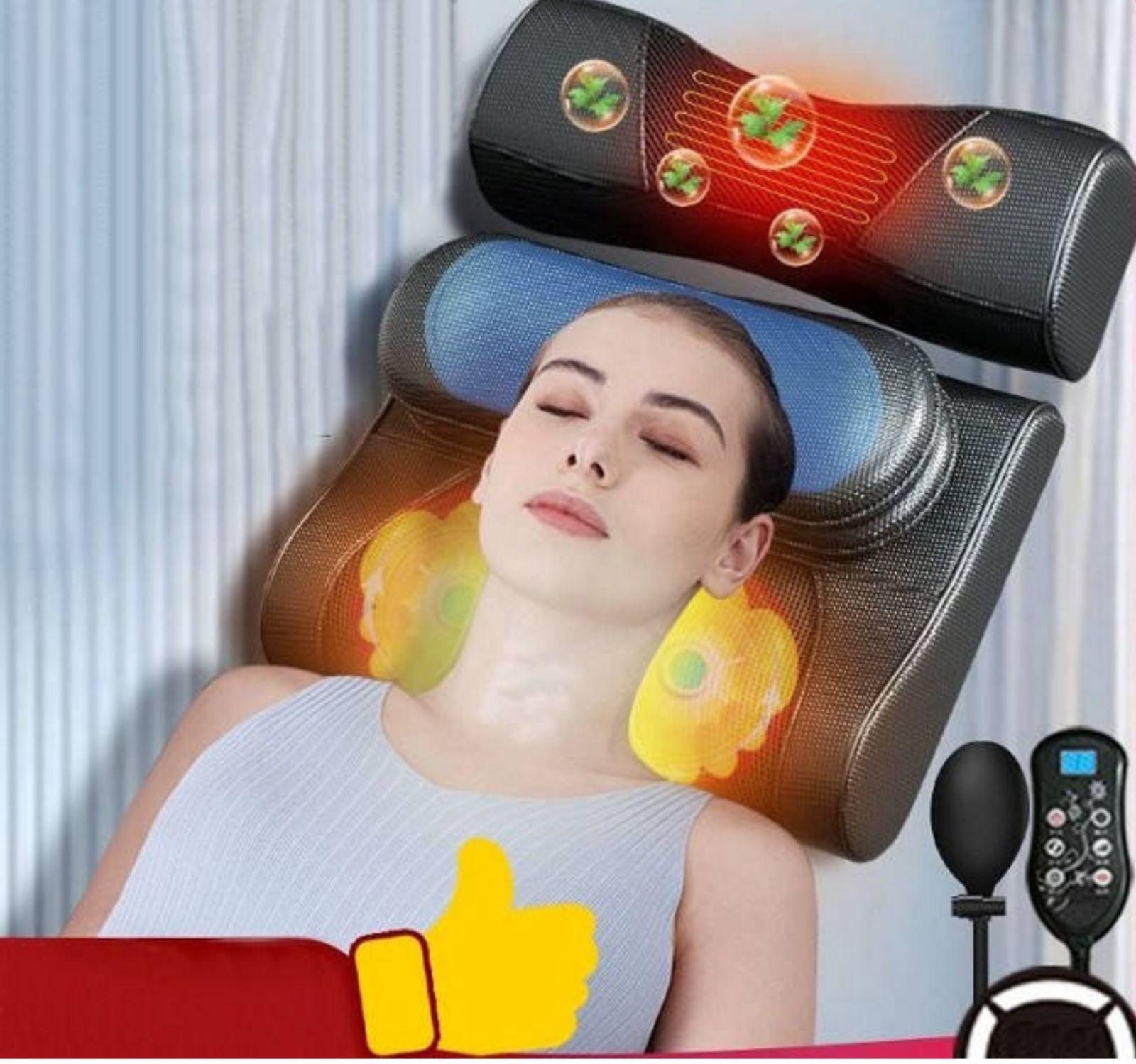 Подушка масажна Faercon F1-40 для спини та шиї роликовий масаж та підігрів - фото 8 Подушка масажна Faercon F1-40 для спини та шиї роликовий масаж та підігрів - фото 8