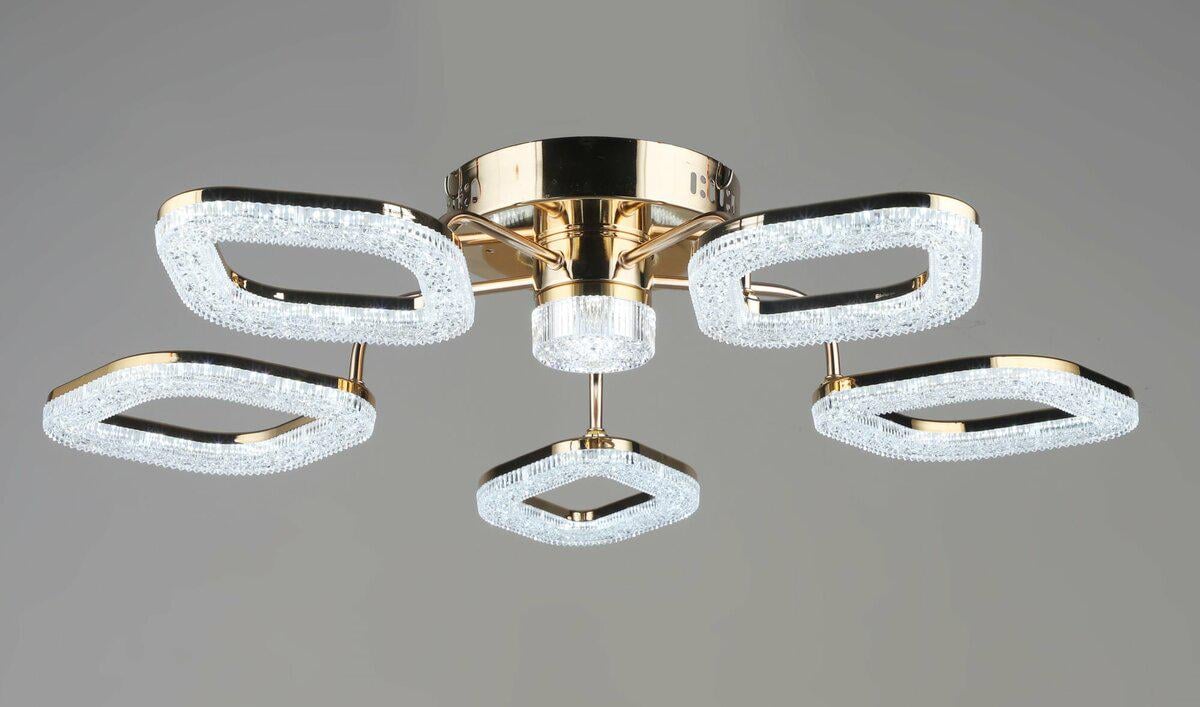 Люстра светодиодная акриловая B YH1190/5/1 FGD (43652)