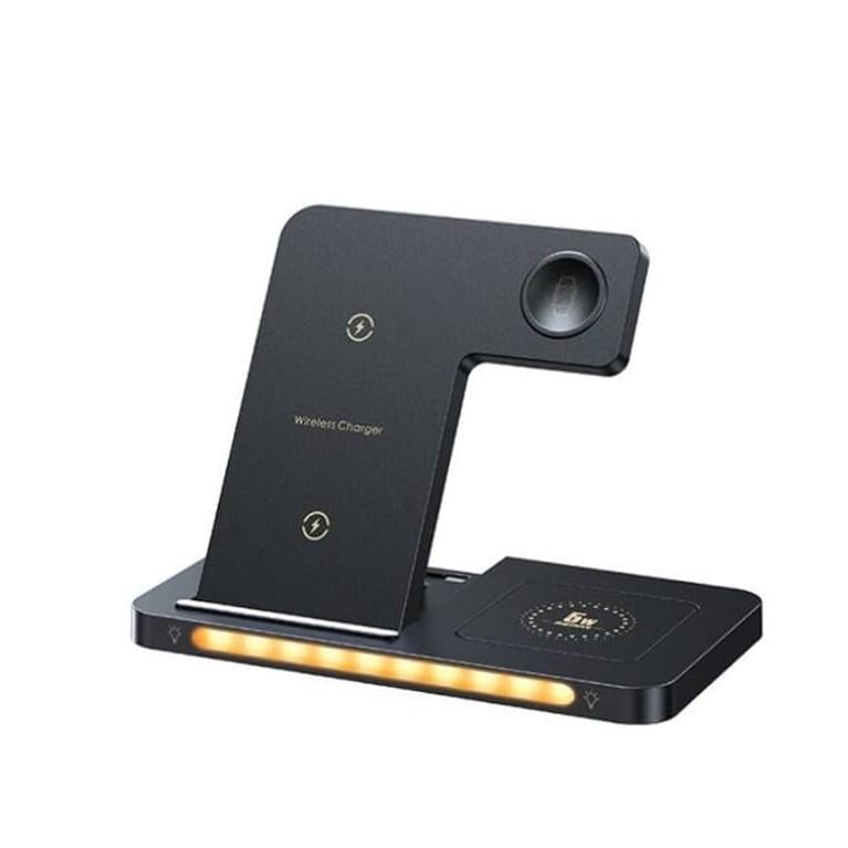 Зарядное устройство беспроводное Remax RP-W70 3in1 22W Wireless Charger Black (101136)