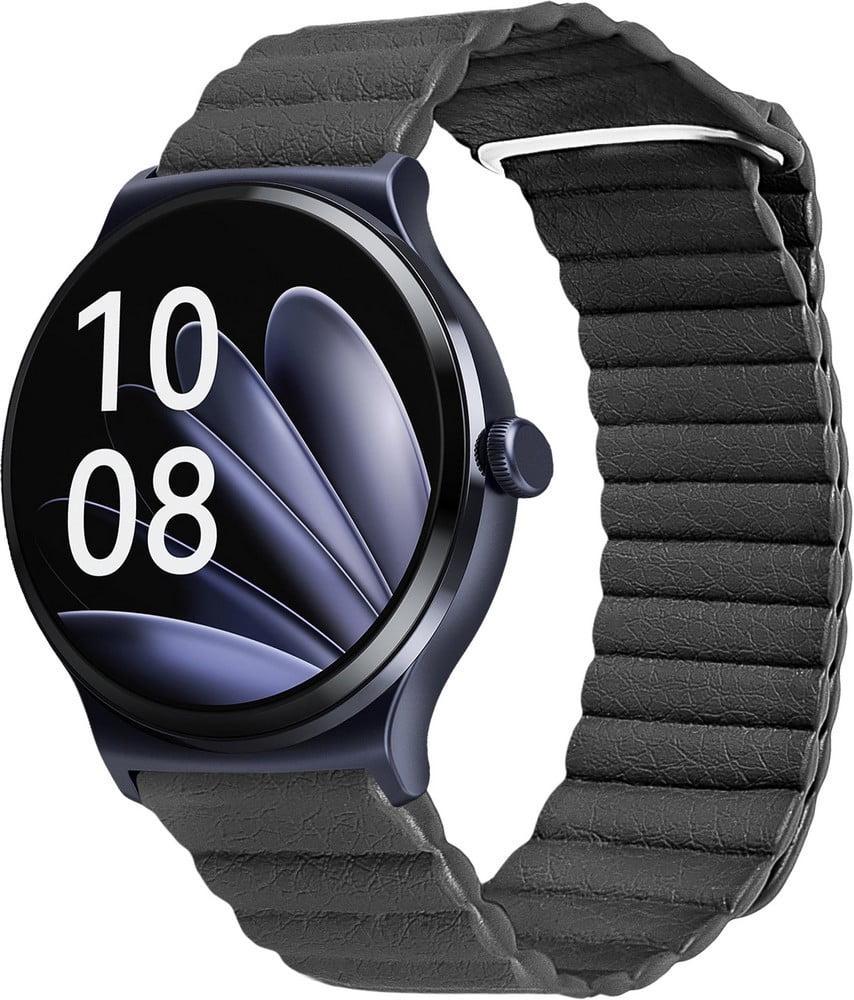 Ремінець шкіряний Genis для Haylou Solar Lite LS05L Black (40752-2B) Ремінець шкіряний Genis для Haylou Solar Lite LS05L Black (40752-2B)