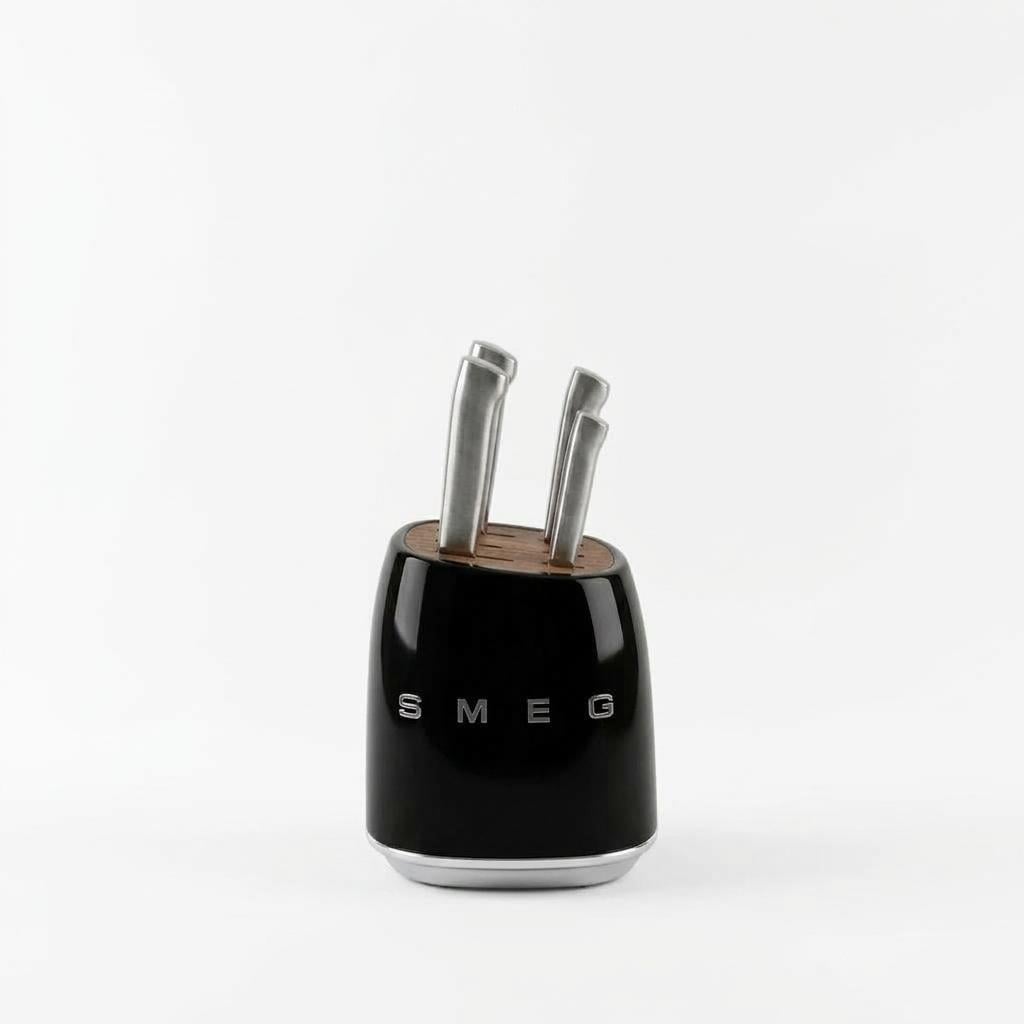 Набір ножів SMEG Italy 7 пр. Чорний (2185625821)