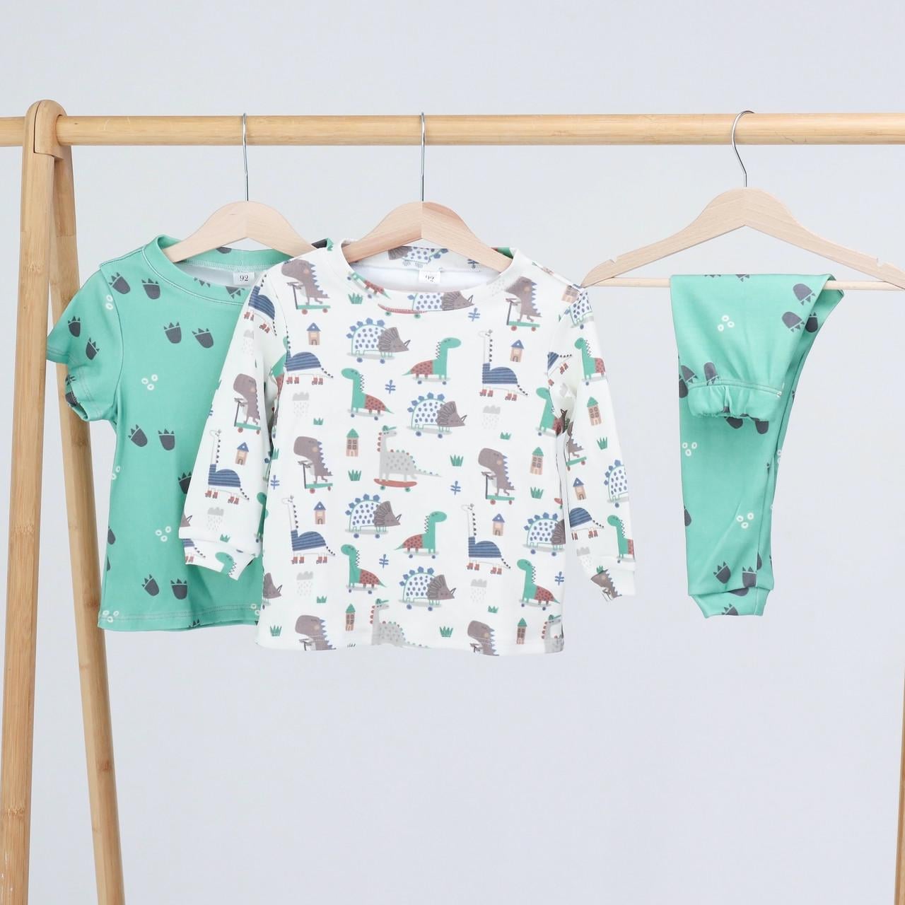 Комплект пижамный для мальчика ELA Дино 116 см (PJ003DN116)