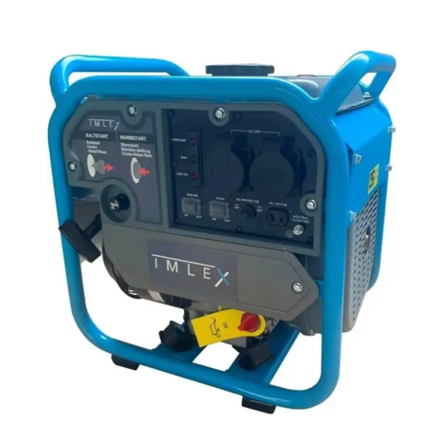 Генератор бензиновый инверторный IMLEX 1,8-2,0 кВт однофазный Синий (17256) Генератор бензиновый инверторный IMLEX 1,8-2,0 кВт однофазный Синий (17256)