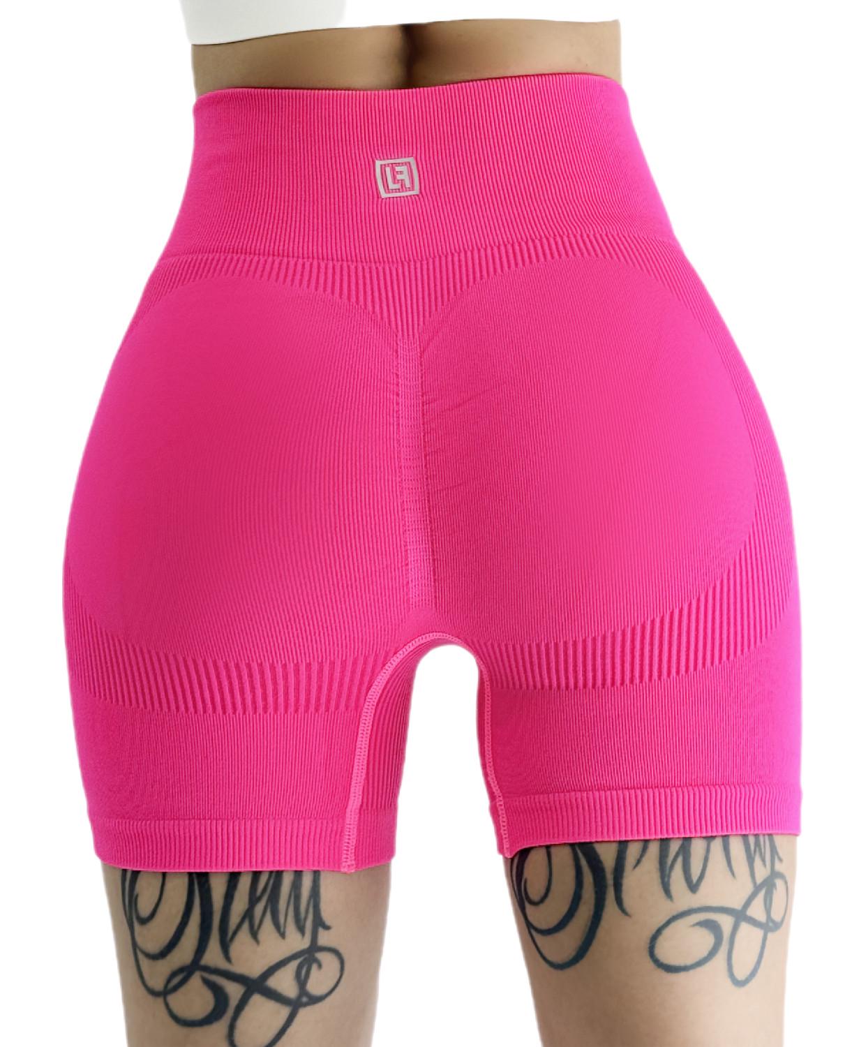 Шорти для фітнесу жіночі LILAFIT пуш ап М Рожевий (LFH000025) - фото 3 Шорти для фітнесу жіночі LILAFIT пуш ап М Рожевий (LFH000025) - фото 3