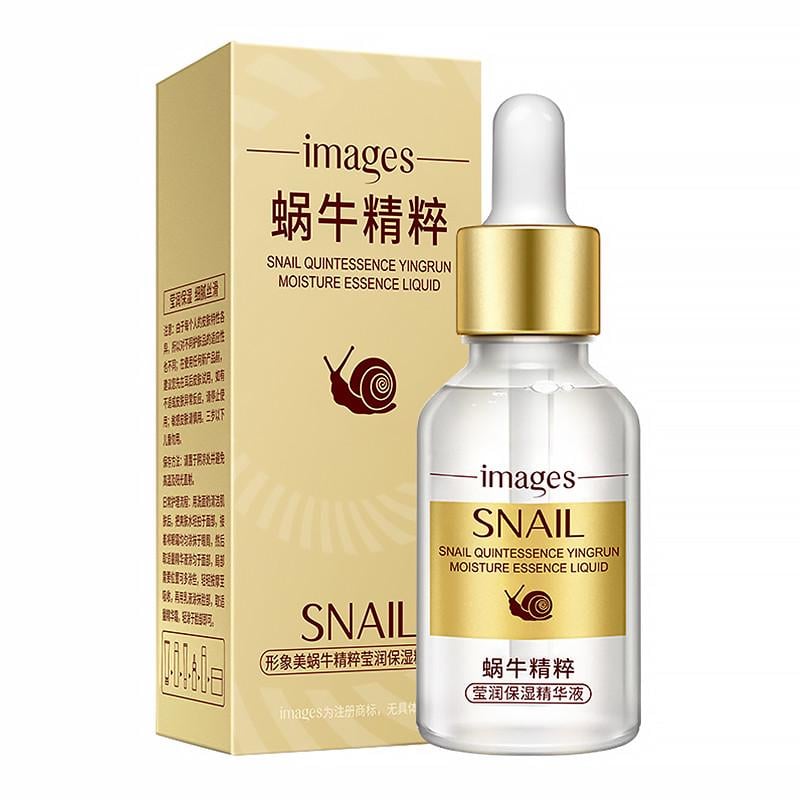 Сироватка Images Snail Quintessence Yingrun Moisturize Essence Liquid з екстрактом равликового муцину 15 мл - фото 1