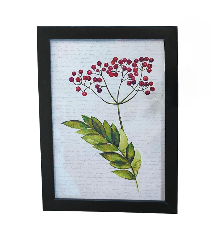Постер в рамке Калина 15x21 см A5 (MT5_21NG010_BL)