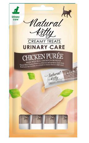 Лакомство-пюре для котов Natural Kitty Fuctional Creamy Treat Chicken Puree Urinary Care Куриное уход за мочевыводящими путями 4х12 г (SNK24016) Лакомство-пюре для котов Natural Kitty Fuctional Creamy Treat Chicken Puree Urinary Care Куриное уход за мочевыводящими путями 4х12 г (SNK24016)