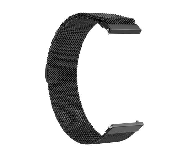 Ремешок металлический Milanese Magnetic для смарт-часов Huawei Watch GT 6 41 мм 18 мм Черный