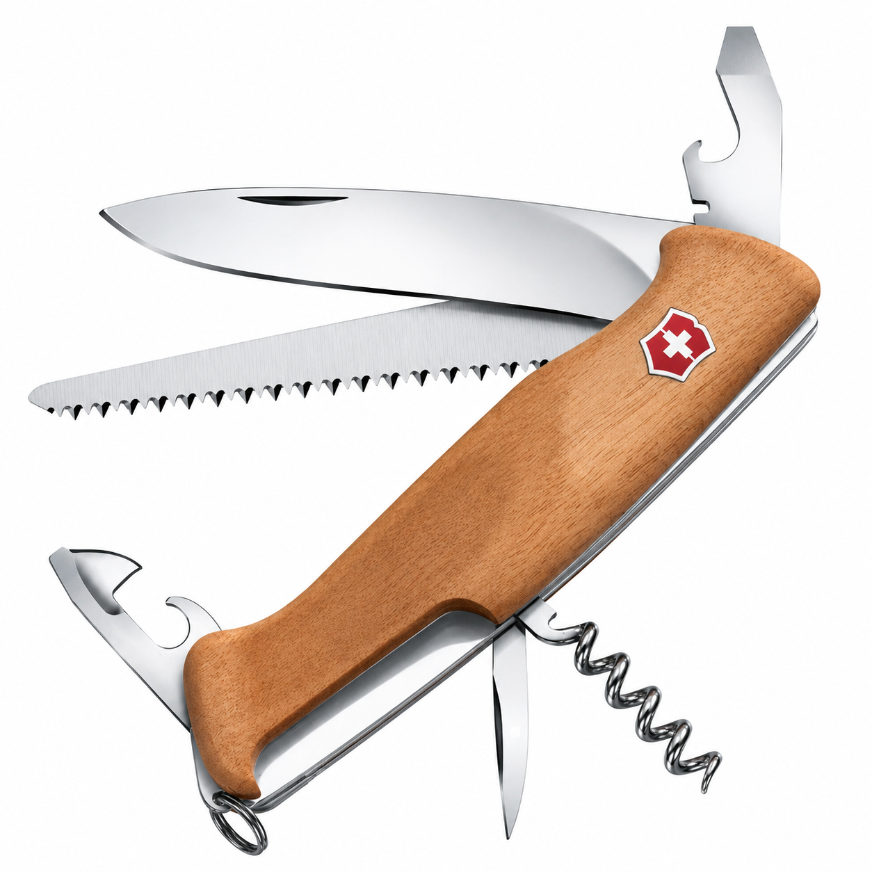 Нож швейцарский Victorinox RangerWood 55 0.9561.63 складной мультитул 10 функций дерево