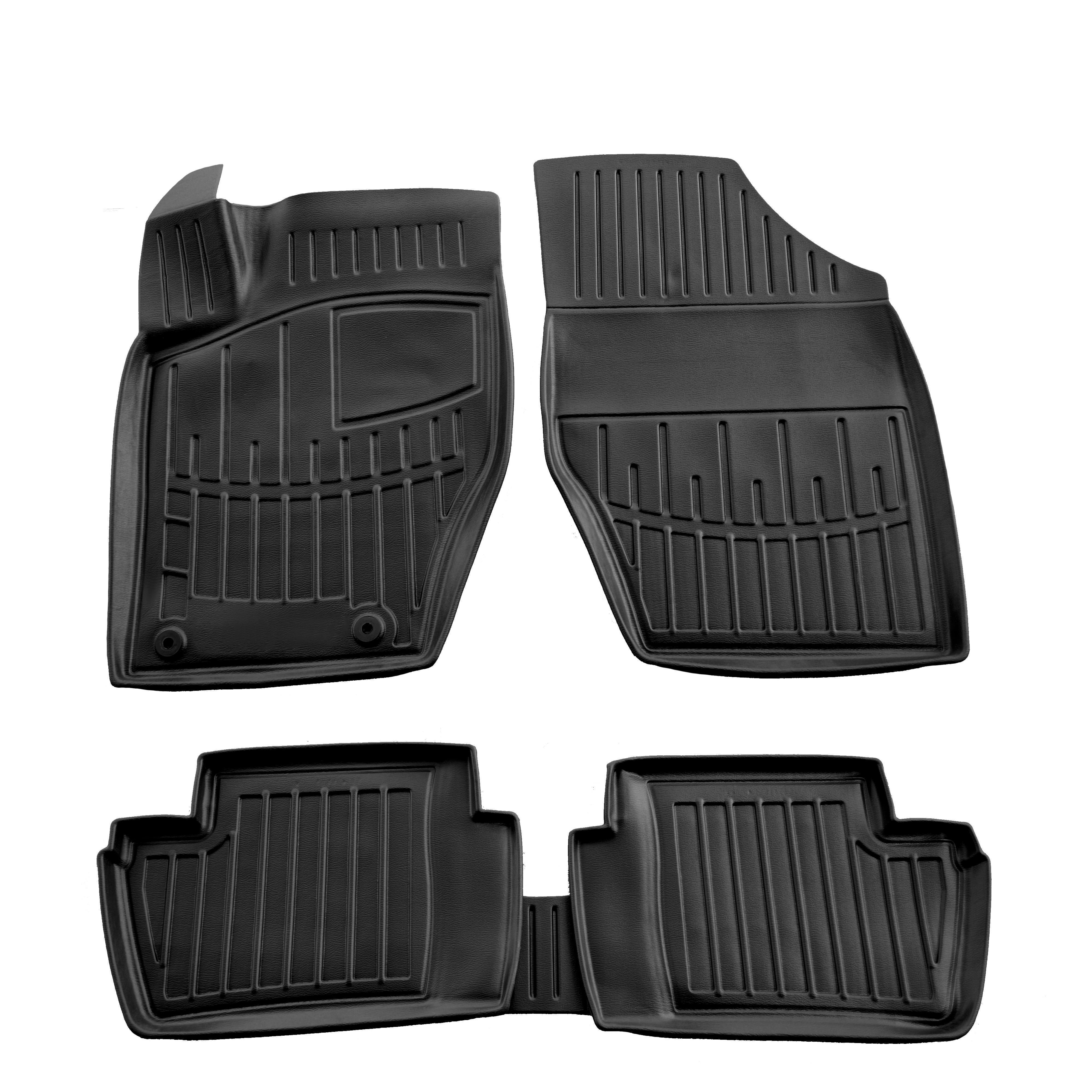 Коврики Stingray 3D для Citroen C-4 2004-2010 рр. полиуретан 5 шт. Черный (158370)