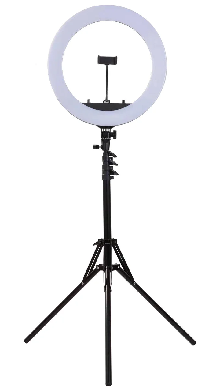 Кольцевая лампа HQ-18 на штативе 45 см (1282321451)