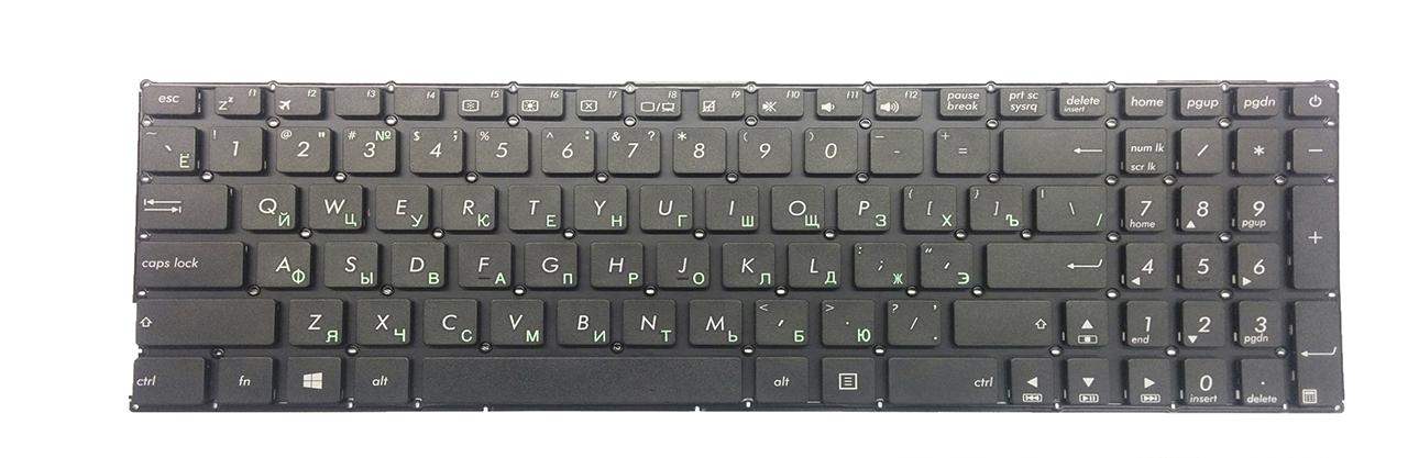 Клавиатура для ноутбука Asus F540 F540NV матовая (0KNB0-610TRU00)