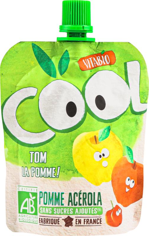 Пюре Vitabio Cool Fruits органічне з яблуком для дітей від 3 років 90 г (60412)