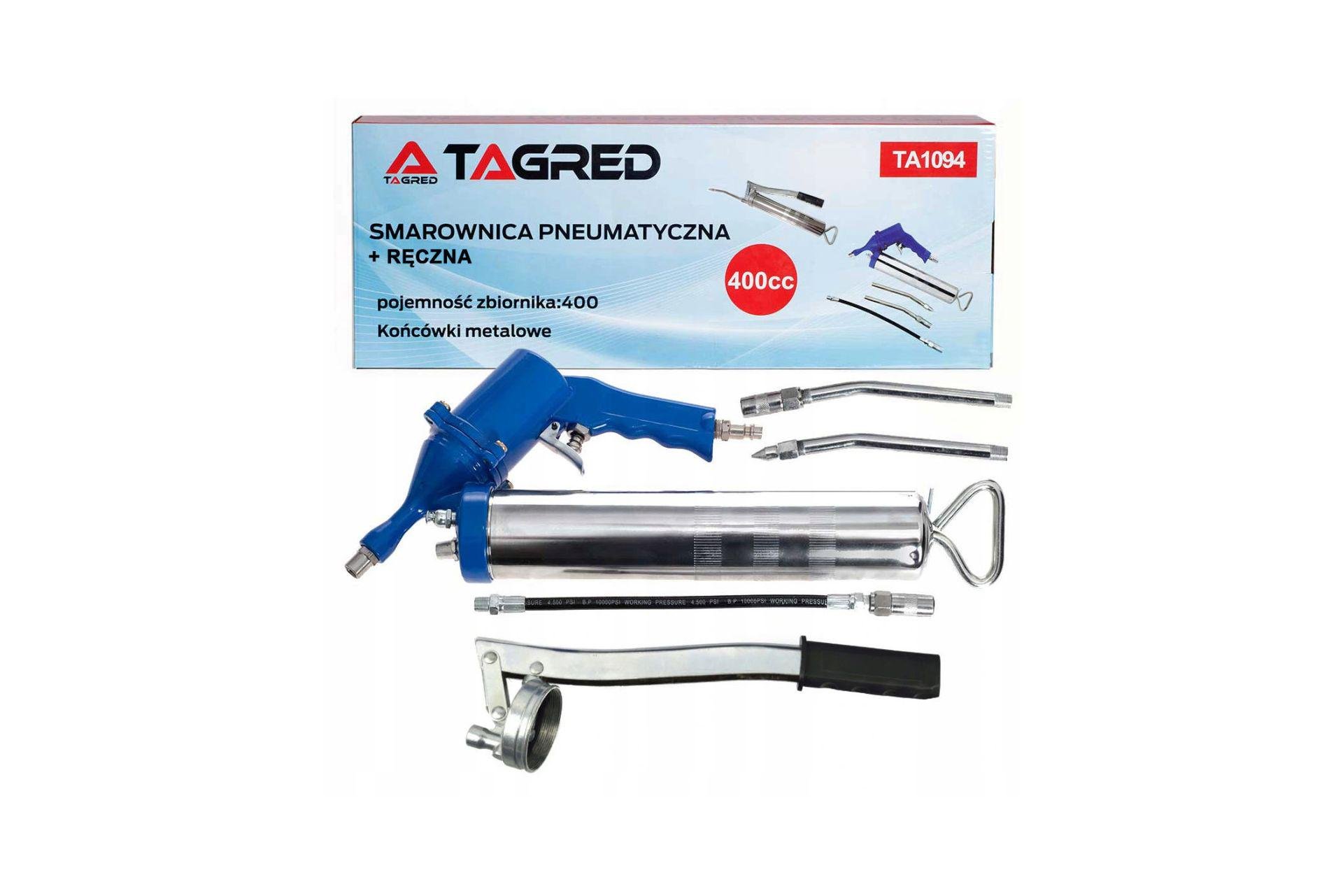 Шприц для смазки пневматический/ручной TAGRED TA1094 2в1 400 мл (11548707) - фото 2