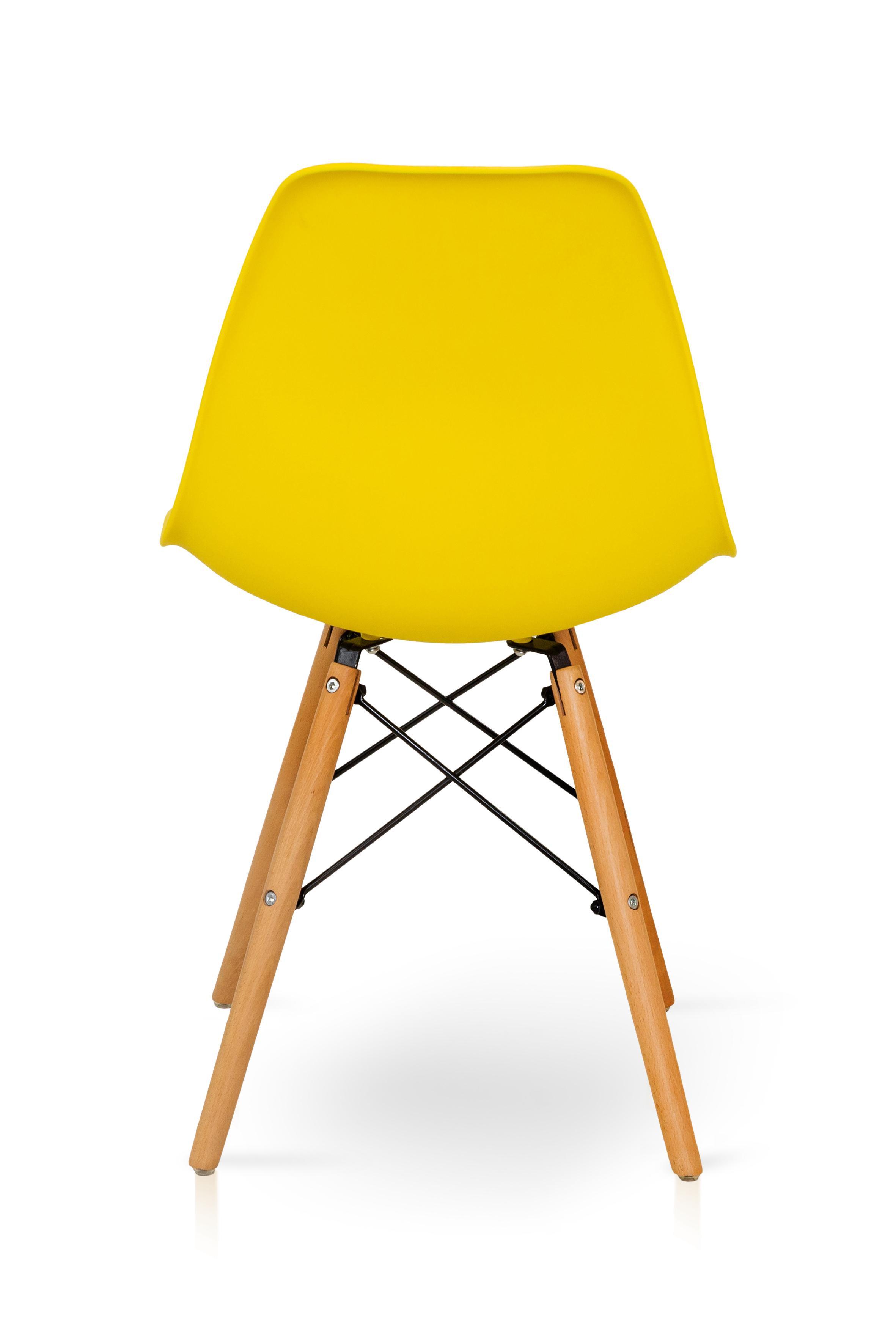 Стілець для кухні та вітальні Джастін Smile 460х810х500 мм Жовтий (GAА0057115) - фото 4 Стілець для кухні та вітальні Джастін Smile 460х810х500 мм Жовтий (GAА0057115) - фото 4