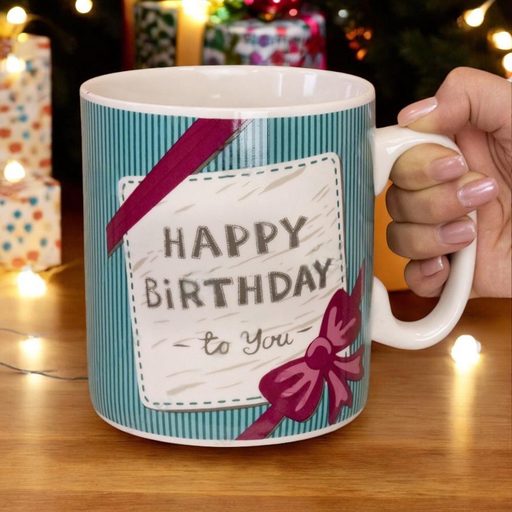 Кружка большая керамическая "Happy Birthday to You" 1 л - фото 5 Кружка большая керамическая "Happy Birthday to You" 1 л - фото 5