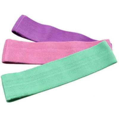Тканевые резинки для фитнеса Hip Resistance Band DL161 3 шт. + Чехол - фото 2