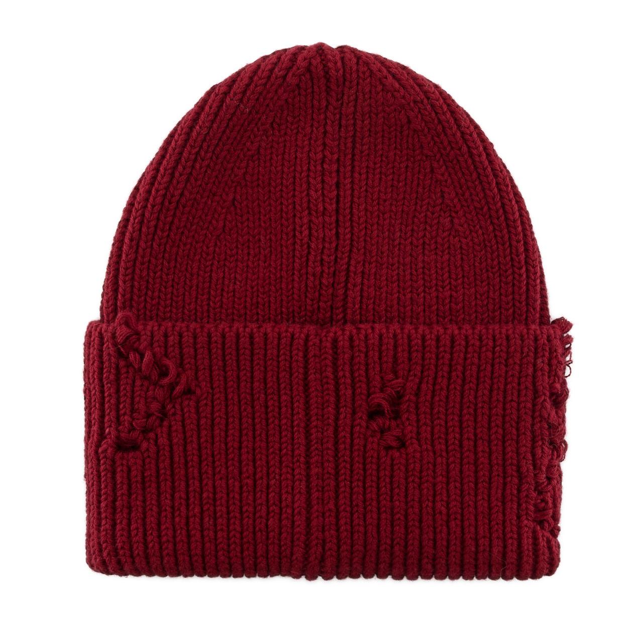 Шапка женская Malisa БРУНО без подкладки рваная с эмблемой на отвороте one size Бургунди (269734) - фото 2 Шапка женская Malisa БРУНО без подкладки рваная с эмблемой на отвороте one size Бургунди (269734) - фото 2