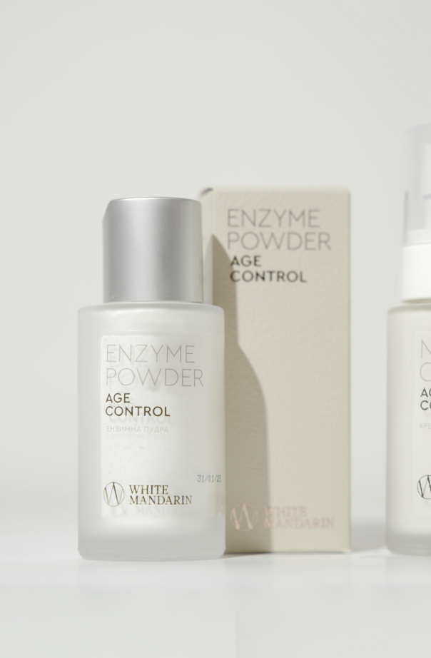 Ензимна пудра для вмивання шкіри обличчя та тіла White Mandarin Enzyme Powder AGE CONTROL 50 мл (2587851278) - фото 2 Ензимна пудра для вмивання шкіри обличчя та тіла White Mandarin Enzyme Powder AGE CONTROL 50 мл (2587851278) - фото 2