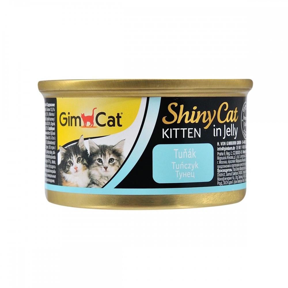 Корм влажный GimCat Shiny Kitten для котят с тунцем 70 г (34806835)