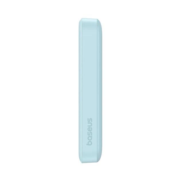 Повербанк Baseus Magnetic Mini Air 10000 mAh 20 W 2в1 QC3.0+PD3.0 с беспроводной зарядкой Qi 15 W Blue (P10059001313-00) - фото 12