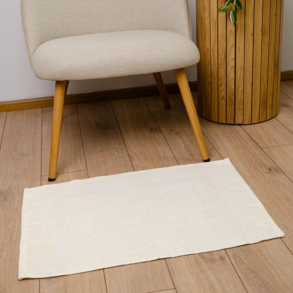 Рушник махровий для ніг GM Textile з прямокутником 380 г/м2 50х70 см Ваніль (380-70-pr-vanilla) - фото 3 Рушник махровий для ніг GM Textile з прямокутником 380 г/м2 50х70 см Ваніль (380-70-pr-vanilla) - фото 3