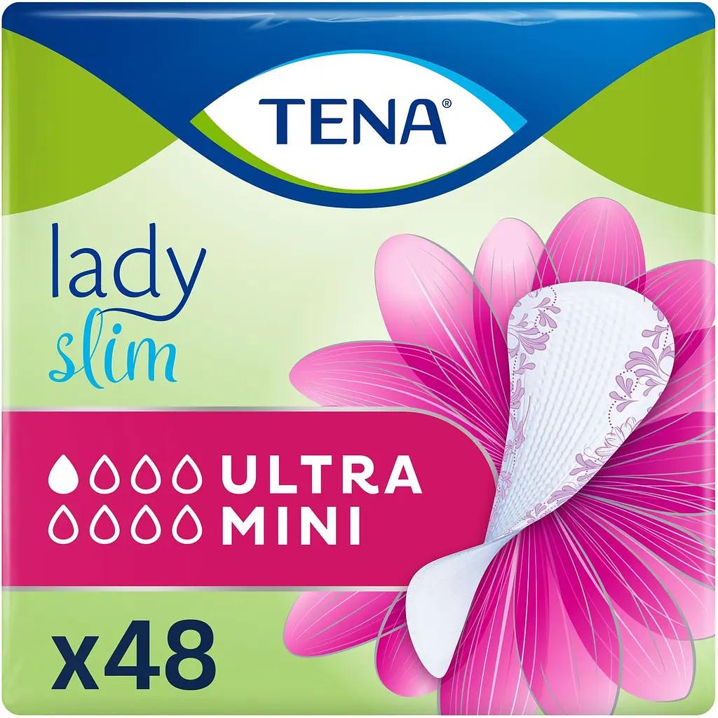 Урологические прокладки женские TENA Lady Slim Ultra Mini ежедневно 1 капля 48 шт. (000006741)