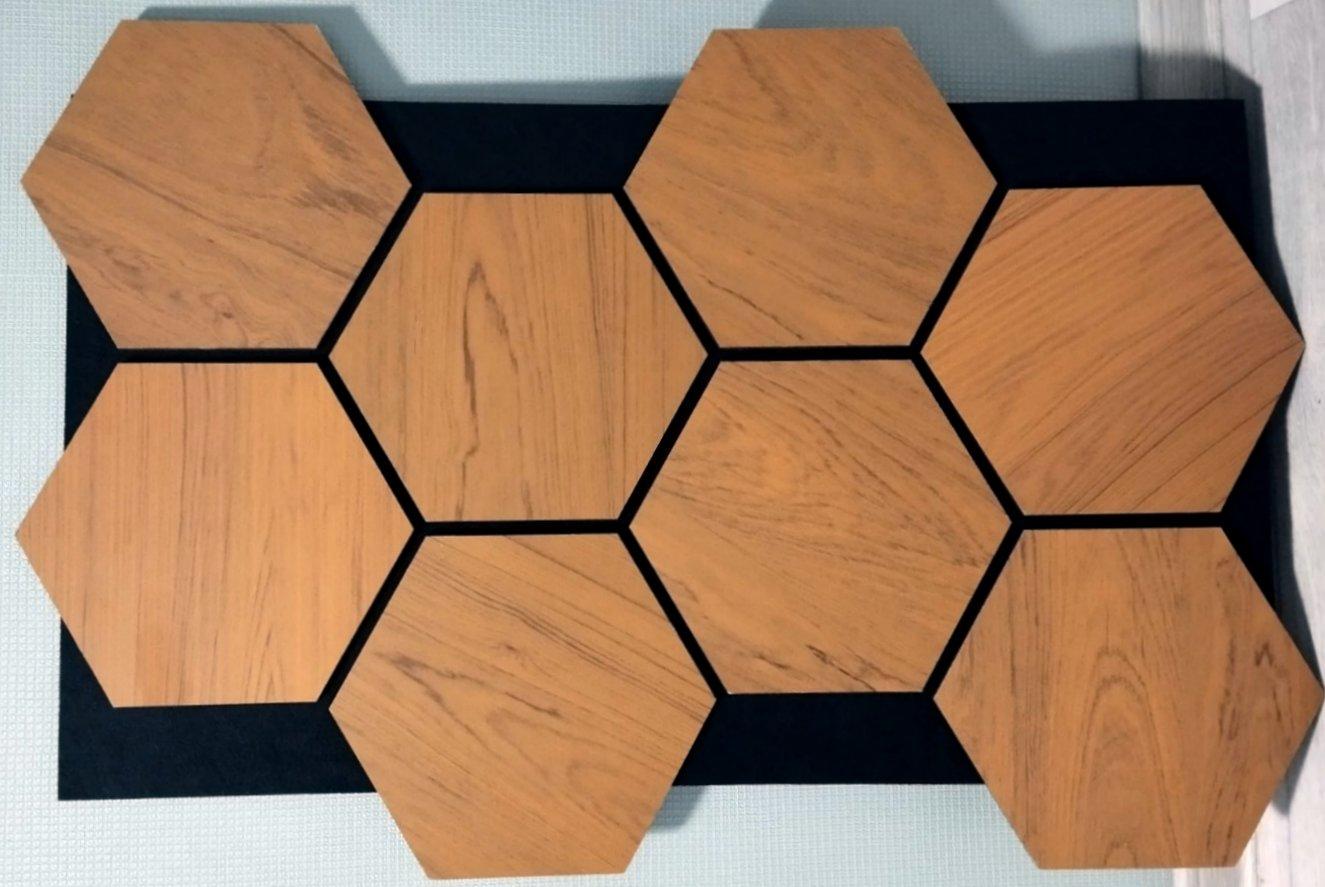 3D-панель акустическая LinariWall LAN-605 на фетровой основе 872х579х10 мм