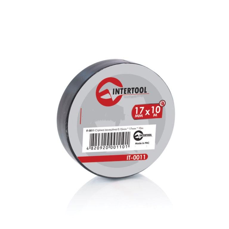 Лента изоляционная Intertool 17 мм 10 м Черный (000026415)