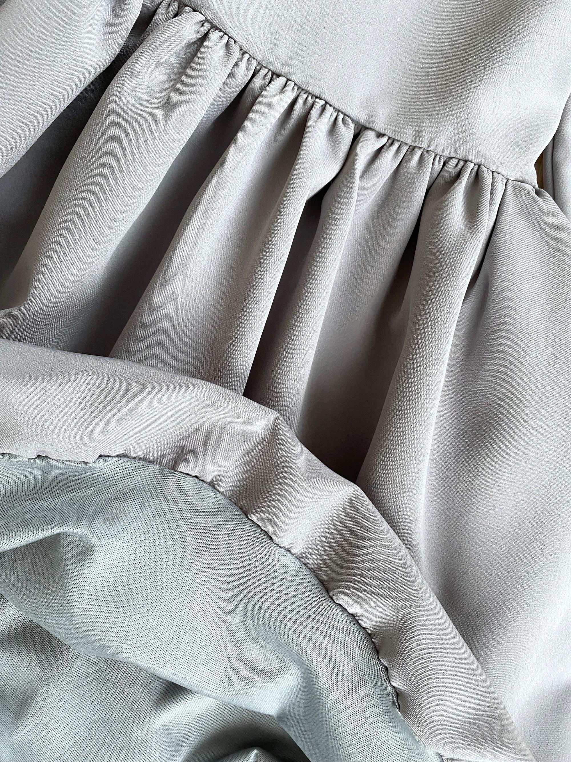 Платье женское ODRI для девочки 152 см Светло-серый (00143) - фото 5