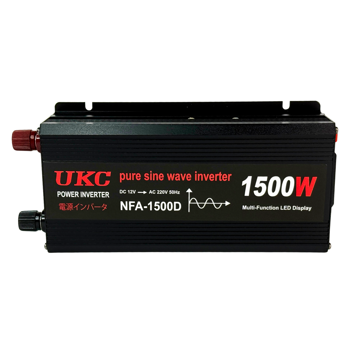 Автомобильный инвертор UKC RB-235 с чистой синусоидой 1500 W AC-DC 12-220V (-NFA-1500D.)