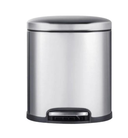 Відро для сміття MIXXUS Premium Topper-TC0205 SS Color з плавним закриття/овальне 5 л Нержавіюча сталь (MI7059)