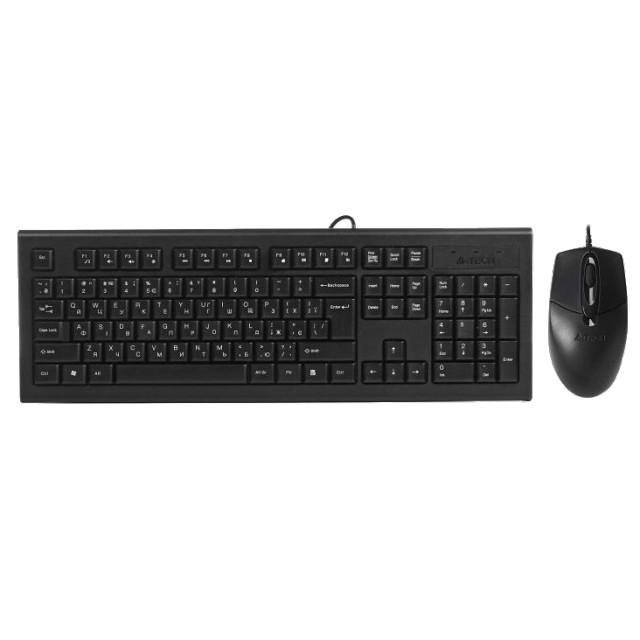 Комплект клавіатура+мишка A4Tech KR-8572S Black