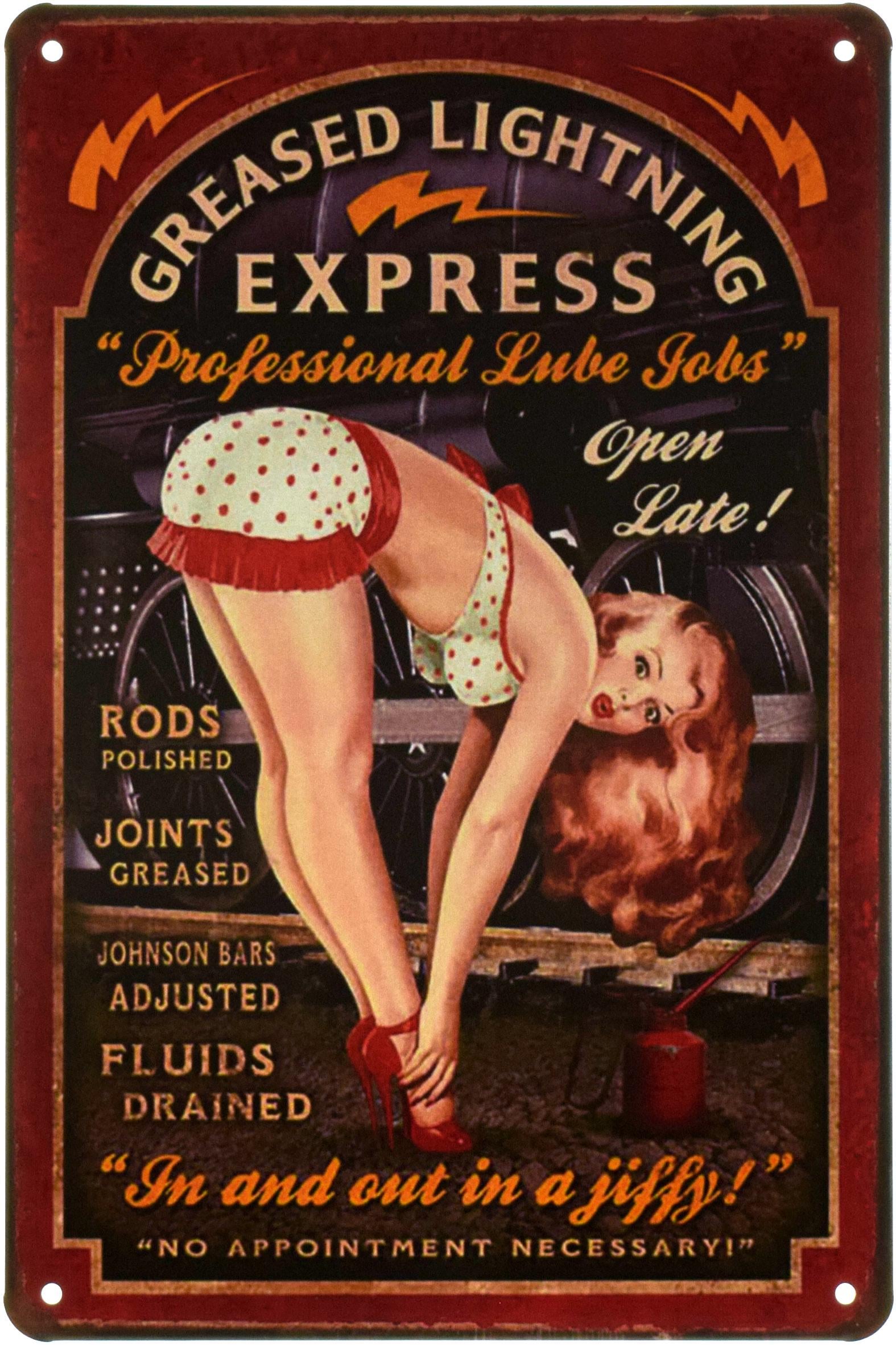 Табличка металлическая Профессиональные смазочные Масла/Professional Lube Tobs 20x30 см