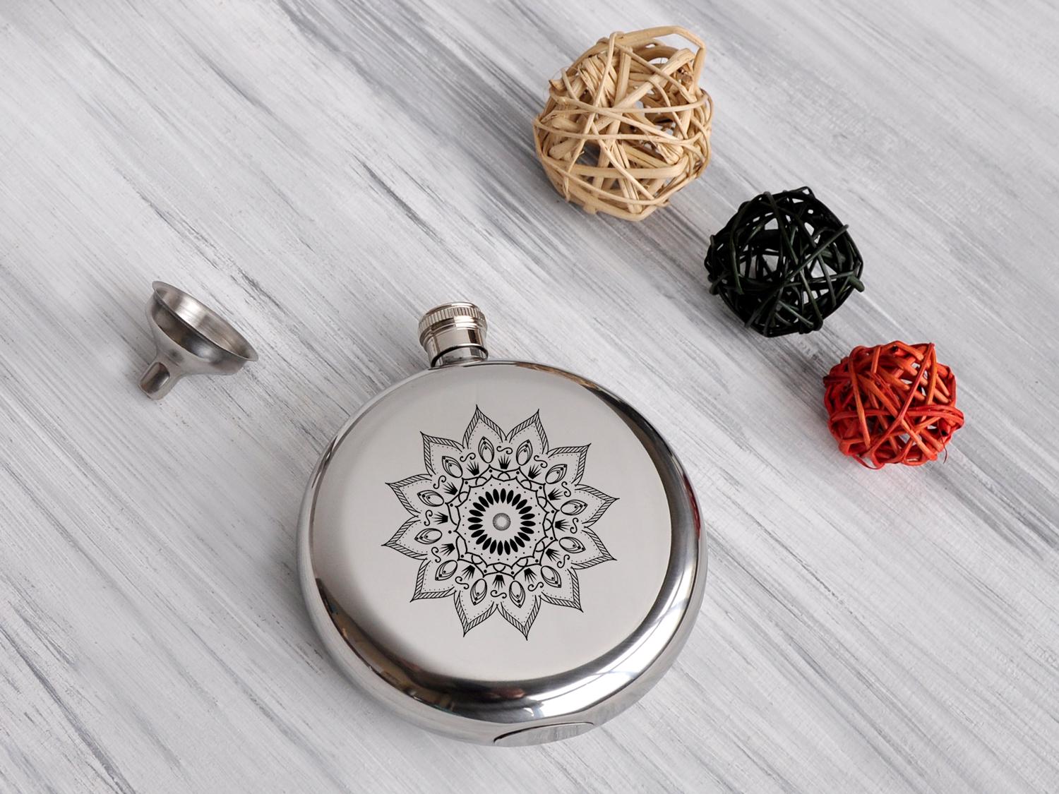 Фляга для девушек WoodPresentStudio Fleur 240 мл