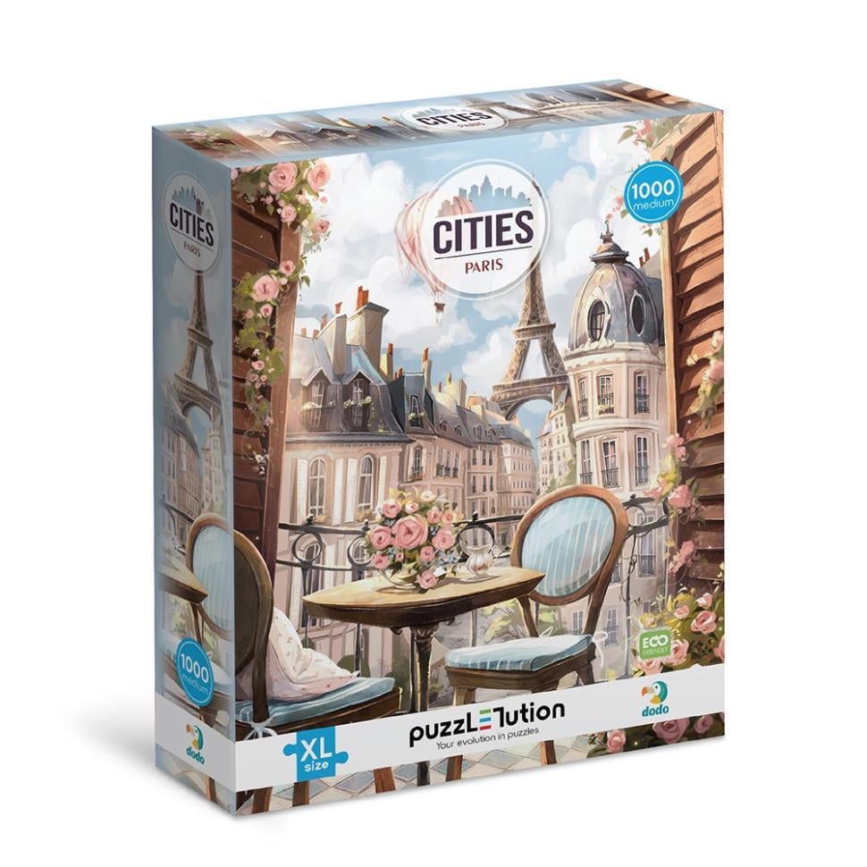 Пазл классический DoDo Toys Medium-XL Города. Париж по эл. Белый (IP-177-P-1231)