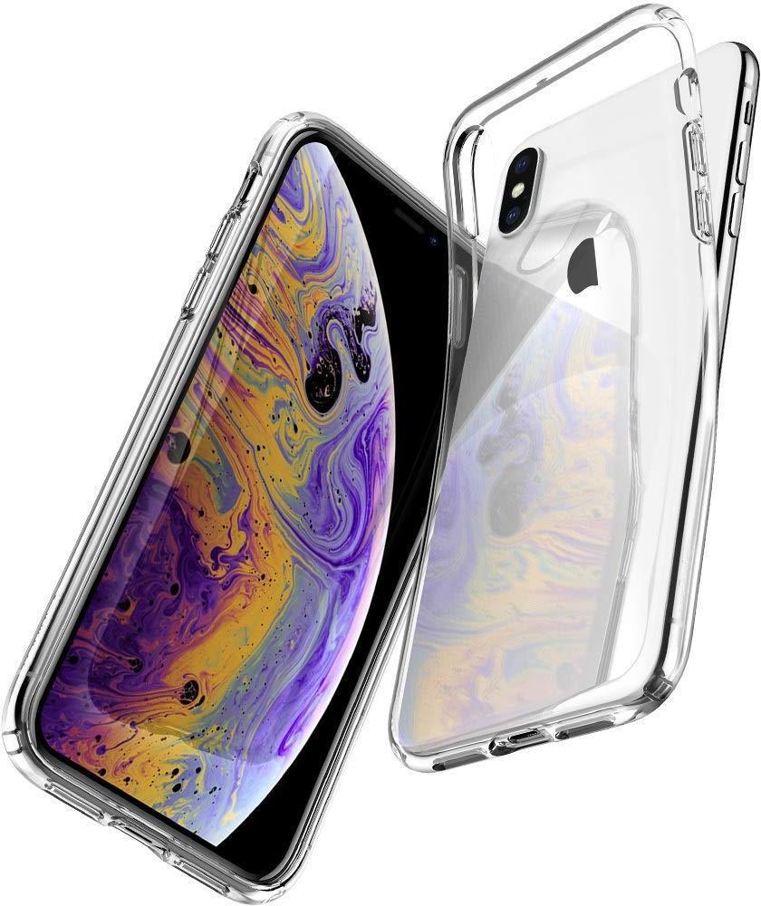 Прозрачный Чехол UltraTPU OneCam для iPhone XS Max (ультратонкий силиконовый) (25188)