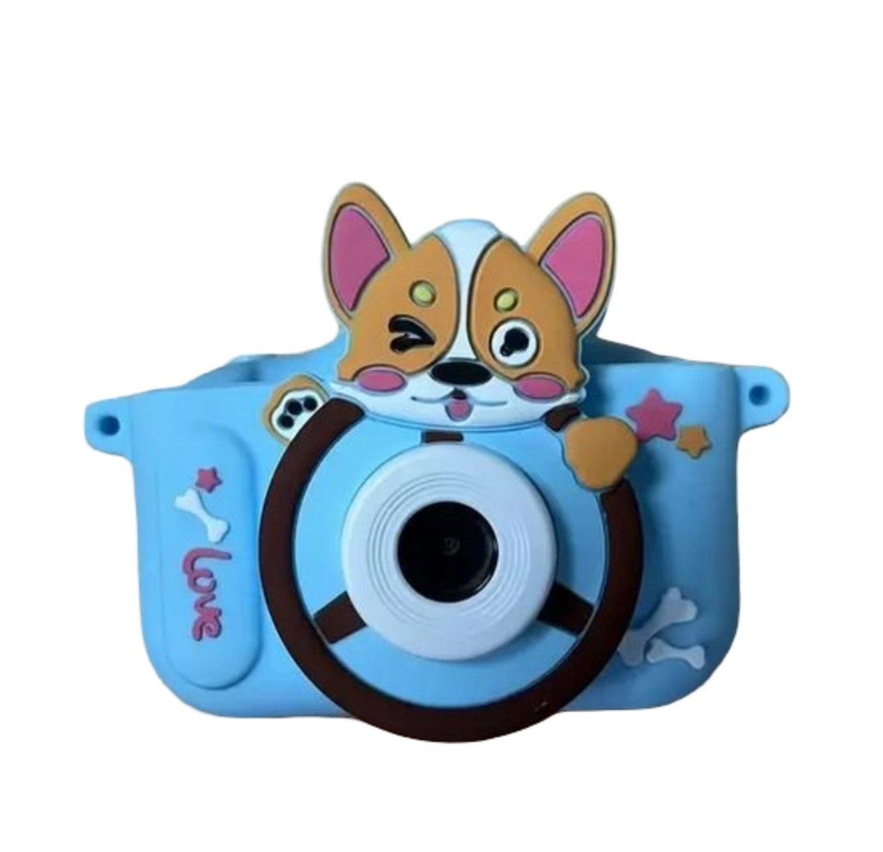 Камера цифровая детская Собачка для снимков и видео 1080P Синий (SAM0933)